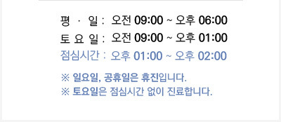 진료시간